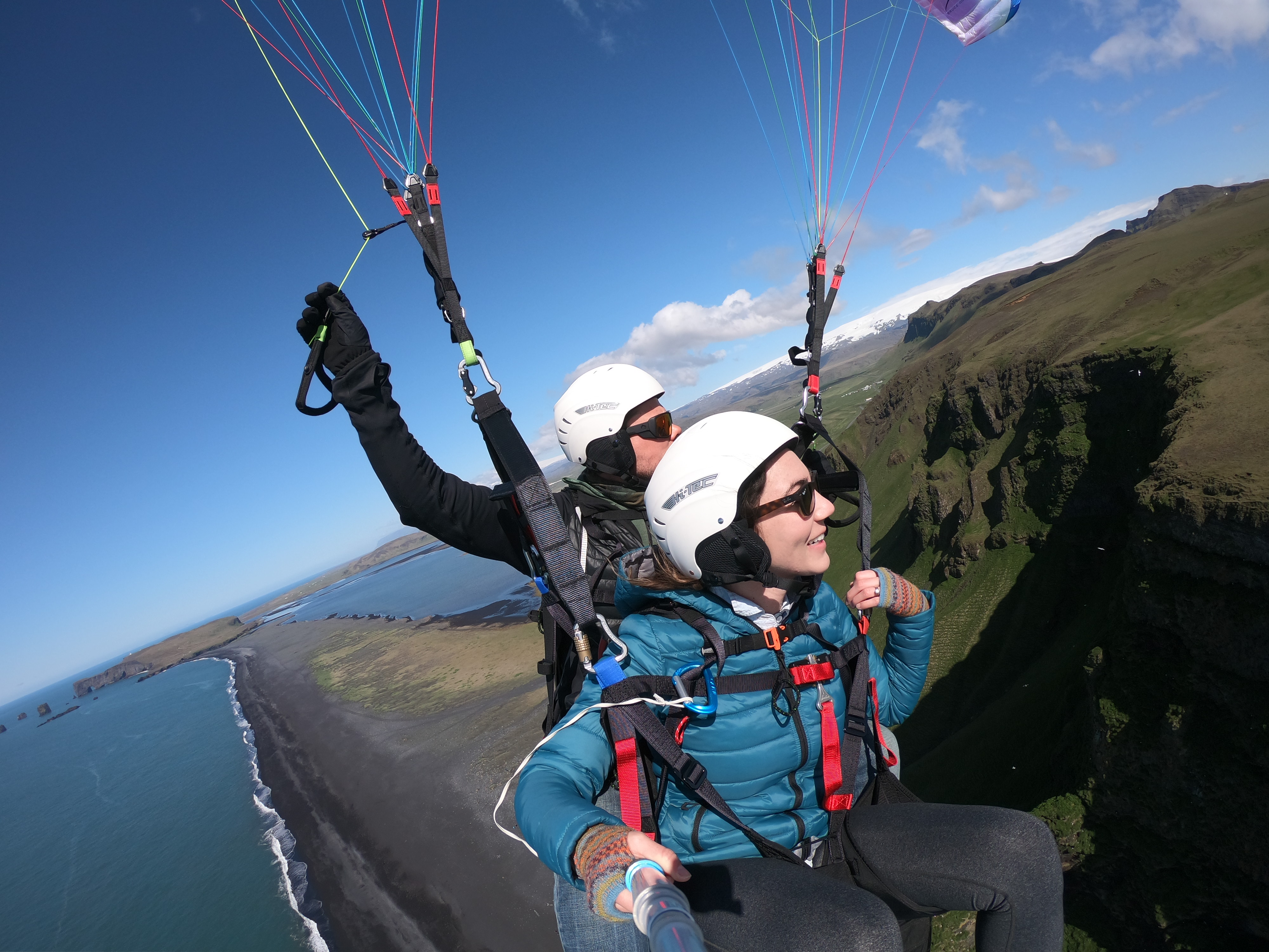 Paragliding tandem flight
