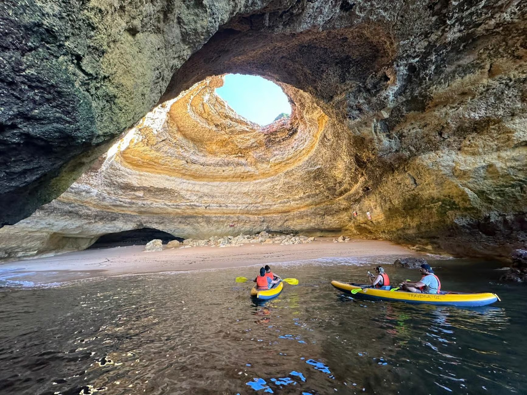 Benagil Cave & Sea Caves Guided Kayak Tour + Sunrise &Sunset – photo 2