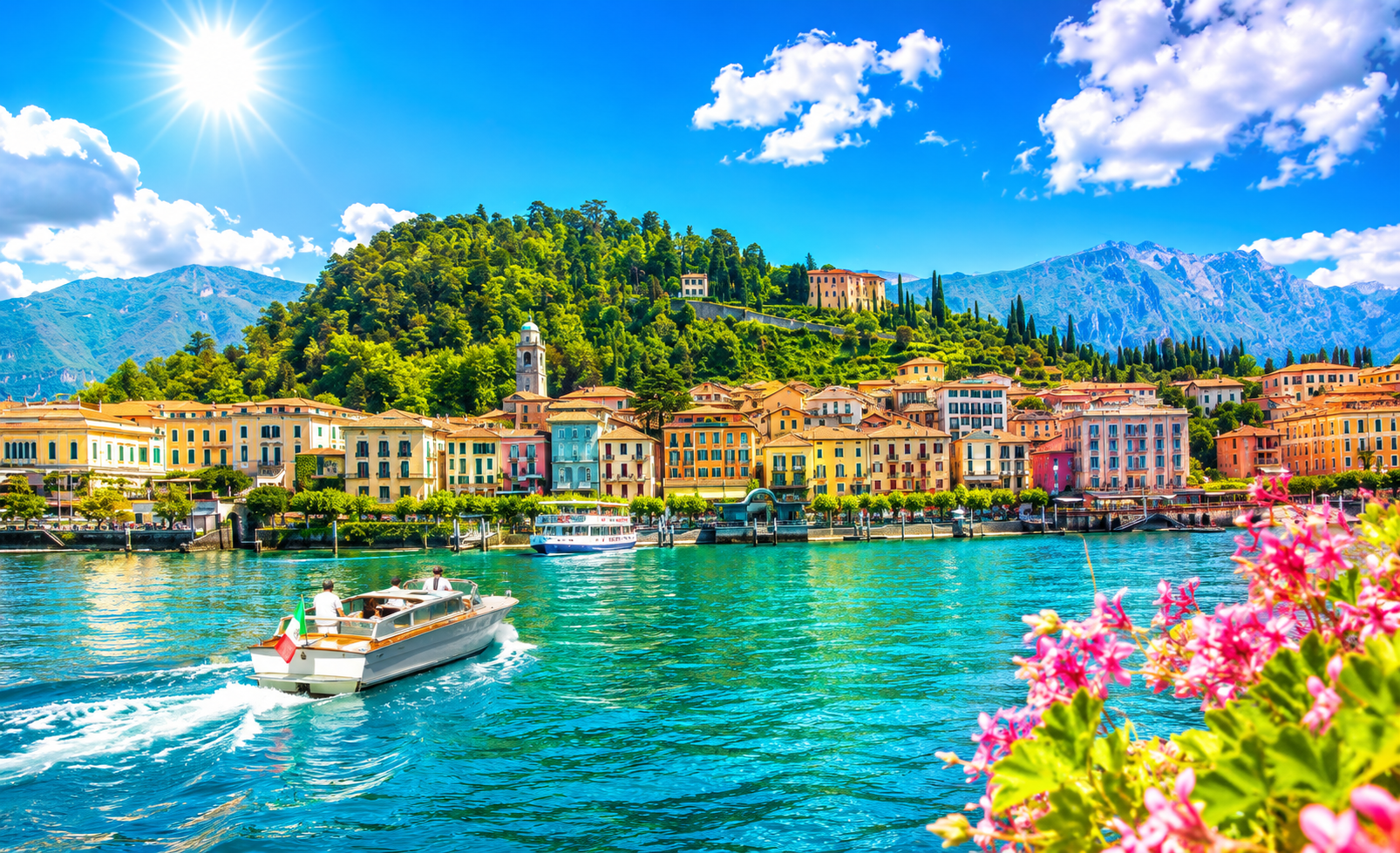 Como, Lugano and Bellagio One Day Experience with Exclusive Boat Cruise