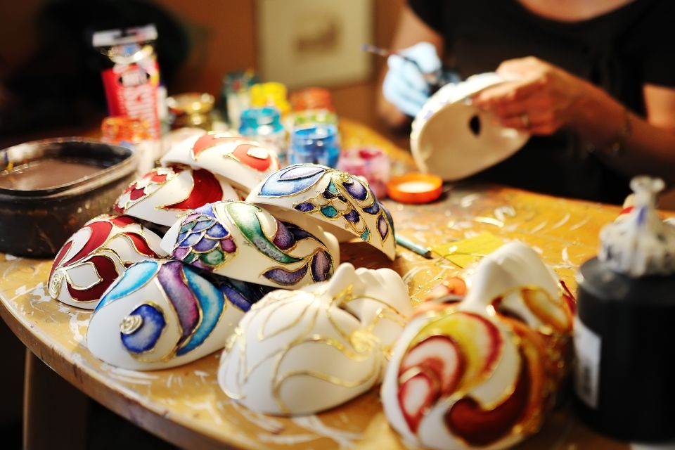 Mask Decoration Class in Prison's Palace at St Mark's Square - Photo 2