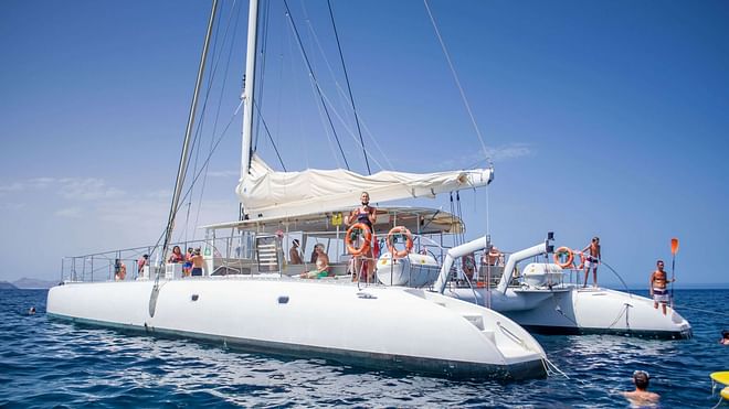 Catamaran GoldTour to Papagayo Beaches from Playa Blanca