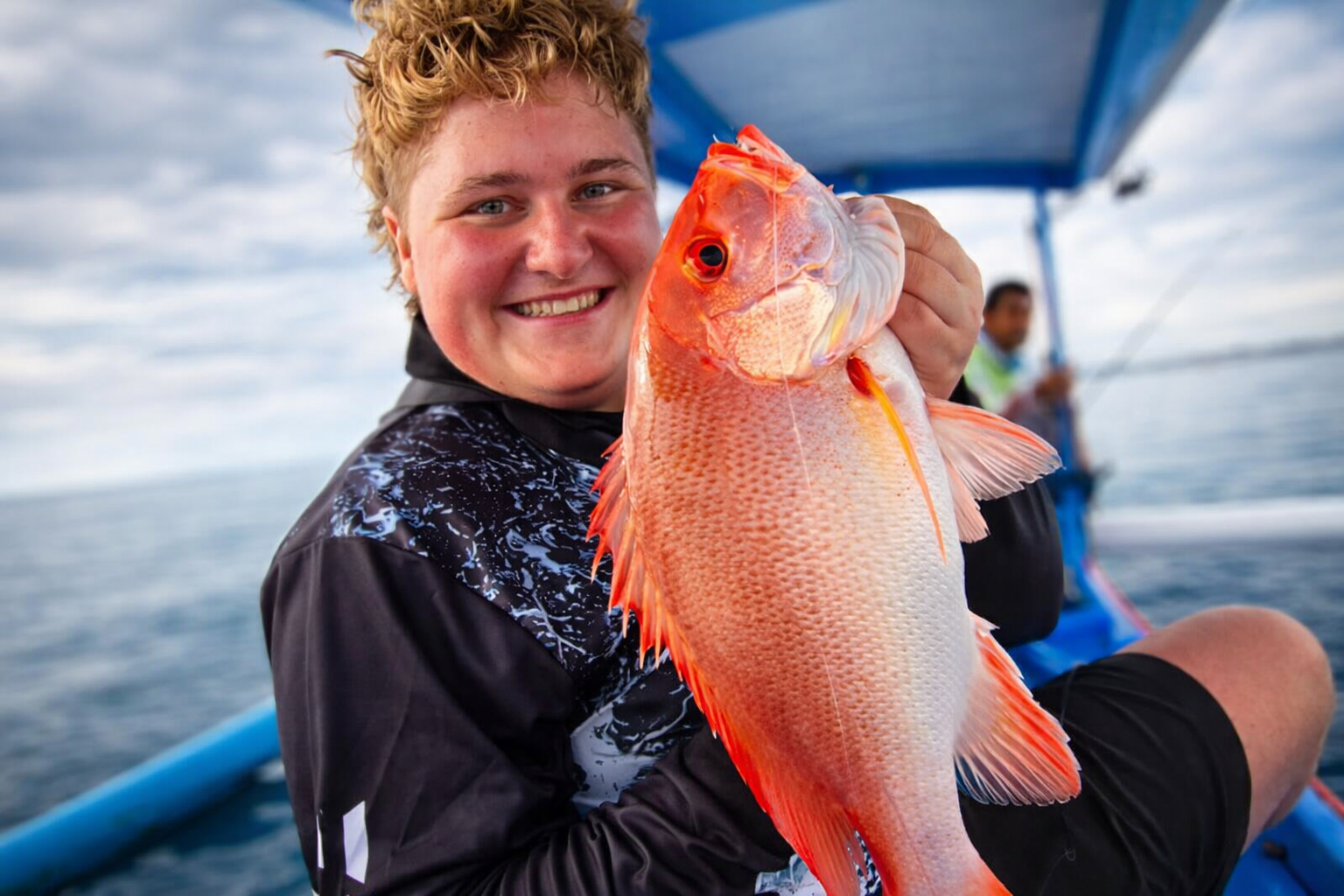 Carta de pesca divertida en Bali con traslado al hotel