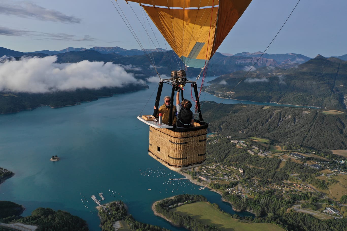 Iceland from the Sky – Limited Summer Shared Hot Balloon Experience with Champagne