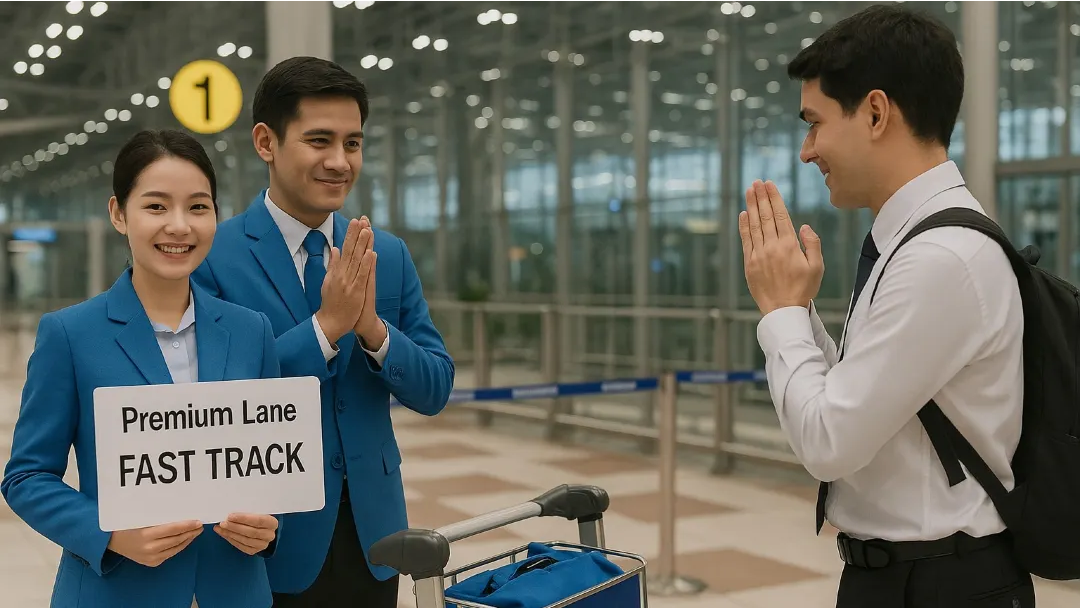 Hızlandırılmış Hızlı Geçiş Hizmeti: Bangkok Suvarnabhumi Havalimanı