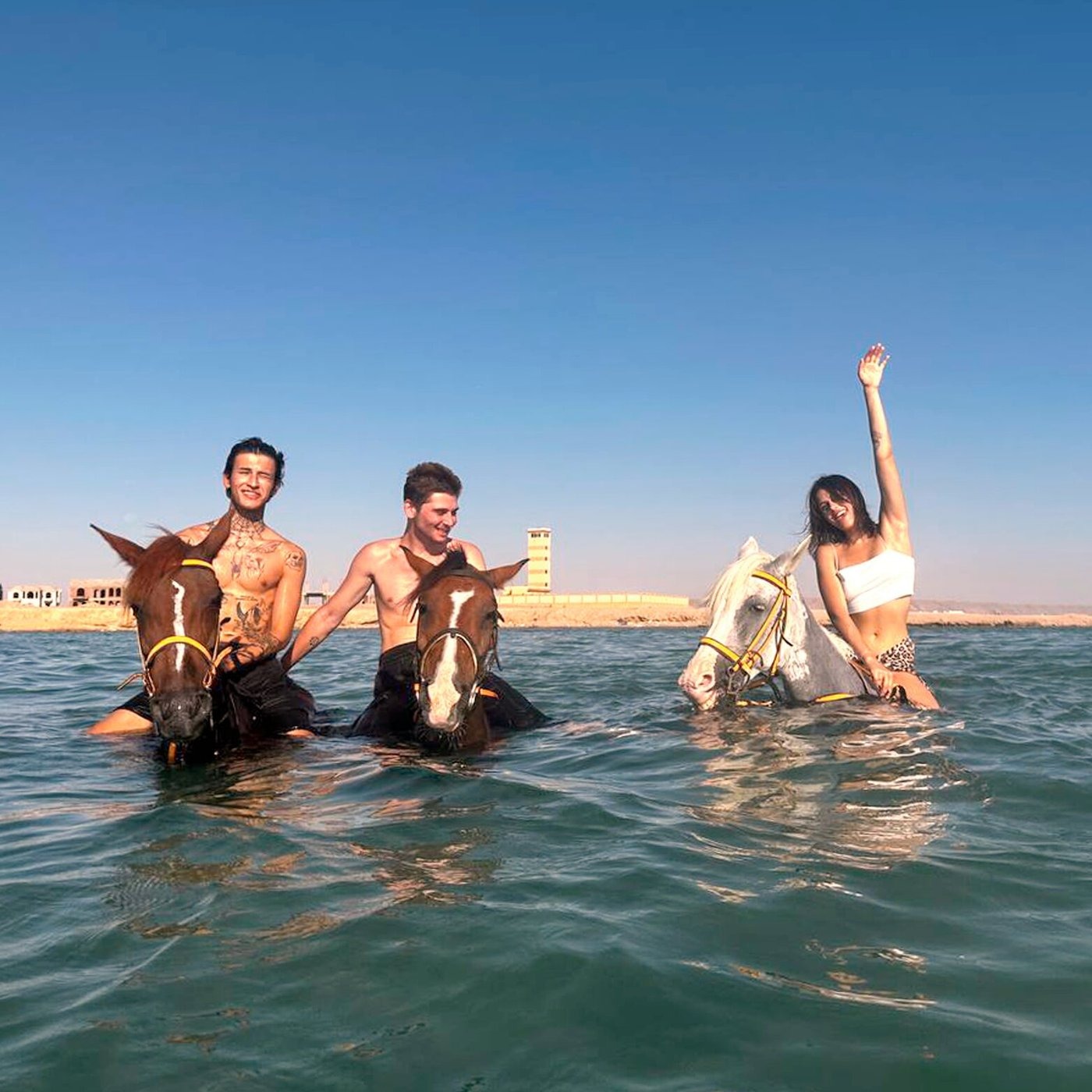 Hurghada Paseo a caballo, aventura en el desierto y el Mar Rojo