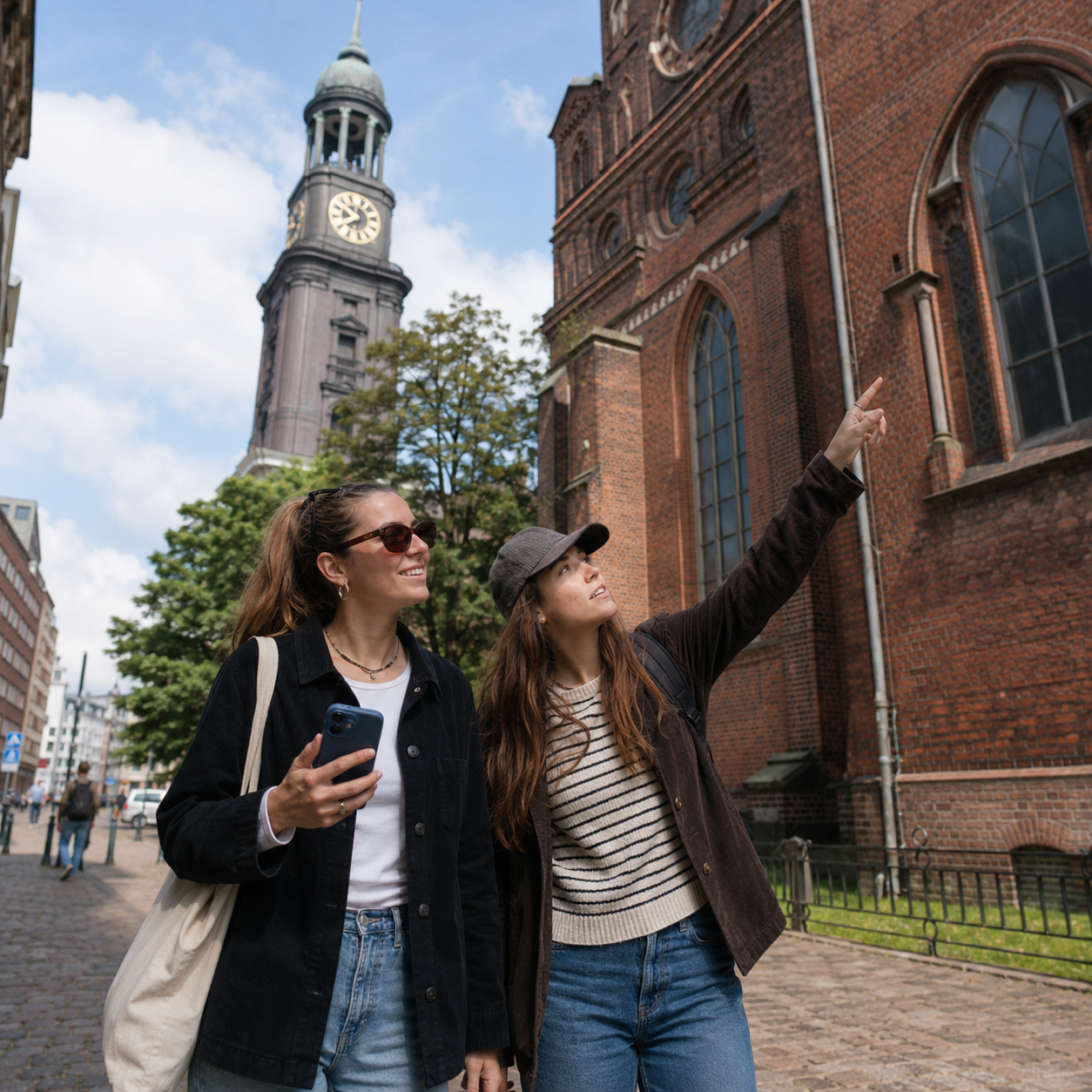 Self-Guided Secrets of Hamburg Exploration Game