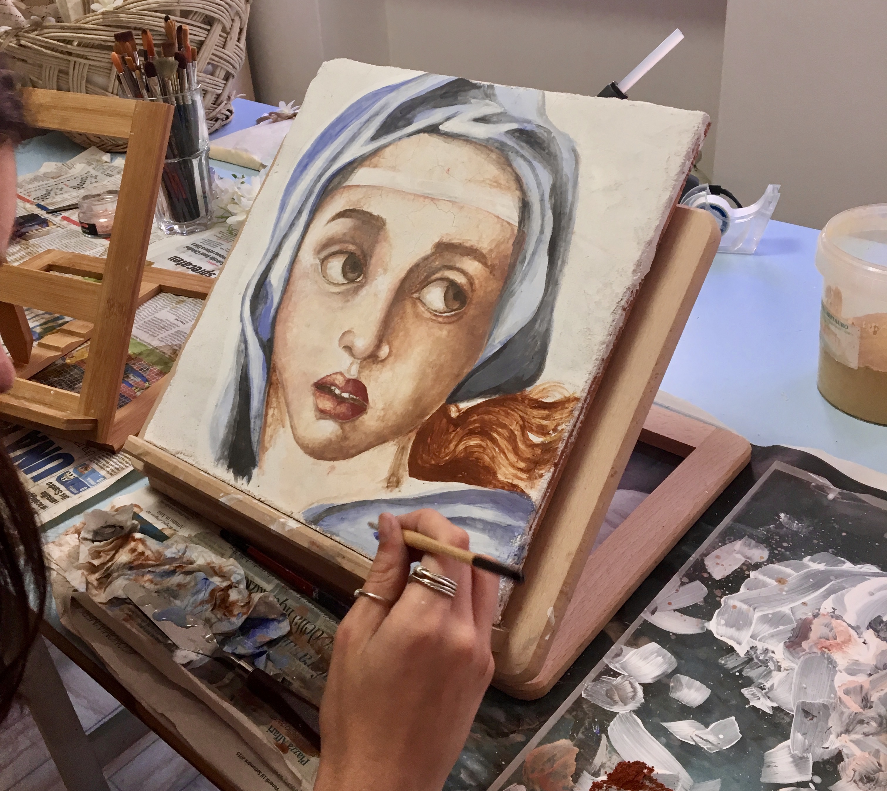 Fresco tutorial experience in Arezzo - Photo 5