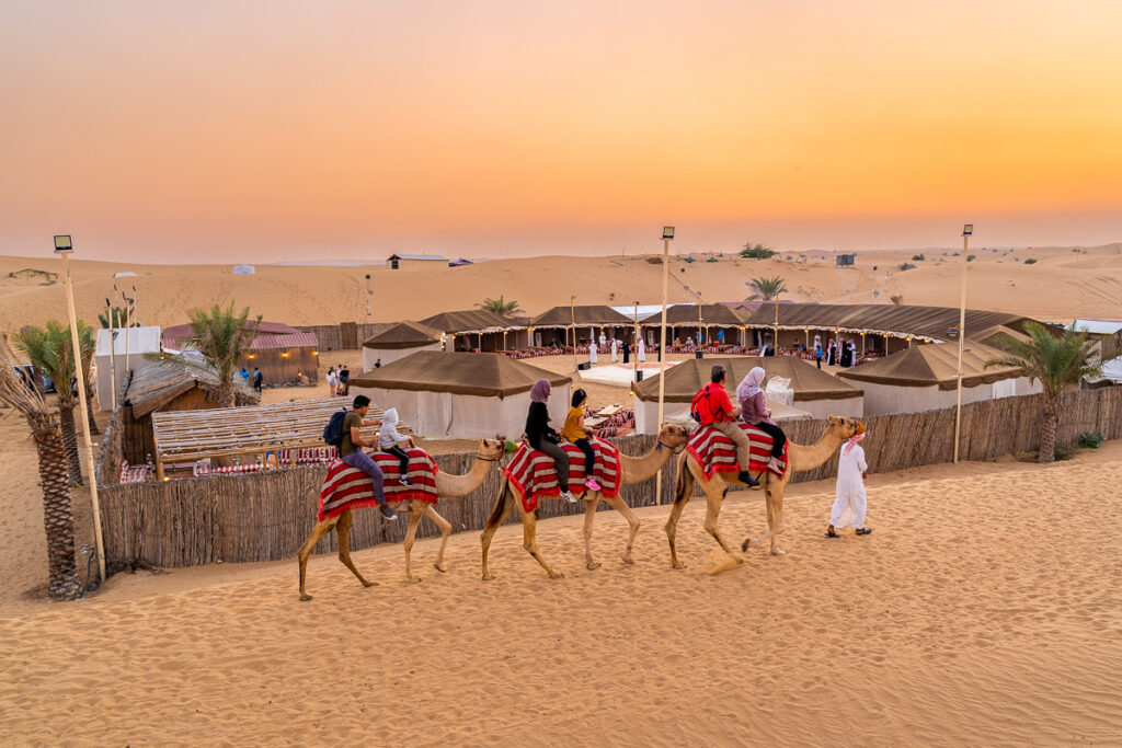Dubai Overnight Heritage Desert Safari in a Camel