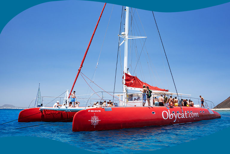 Obycat Catamaran Cruise Experience in Caleta de Fuste