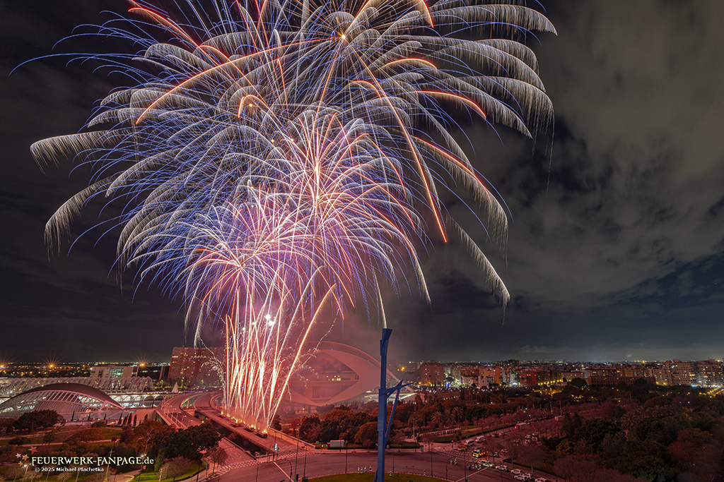 Fireworks Show - Nit del Foc on Terrace 270º B. Valencia