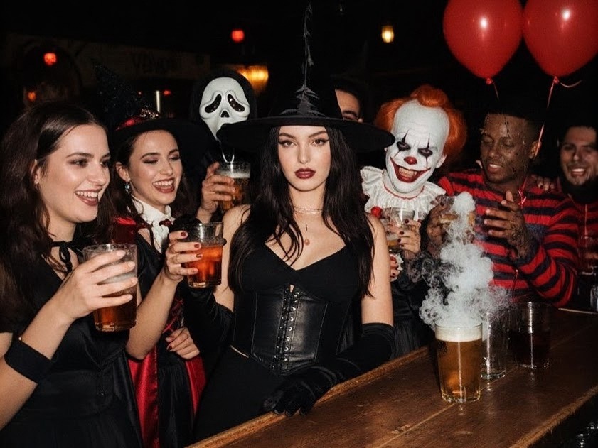 Barcelona: Halloween Night Out with Club Entry + Unlimited Nights Out