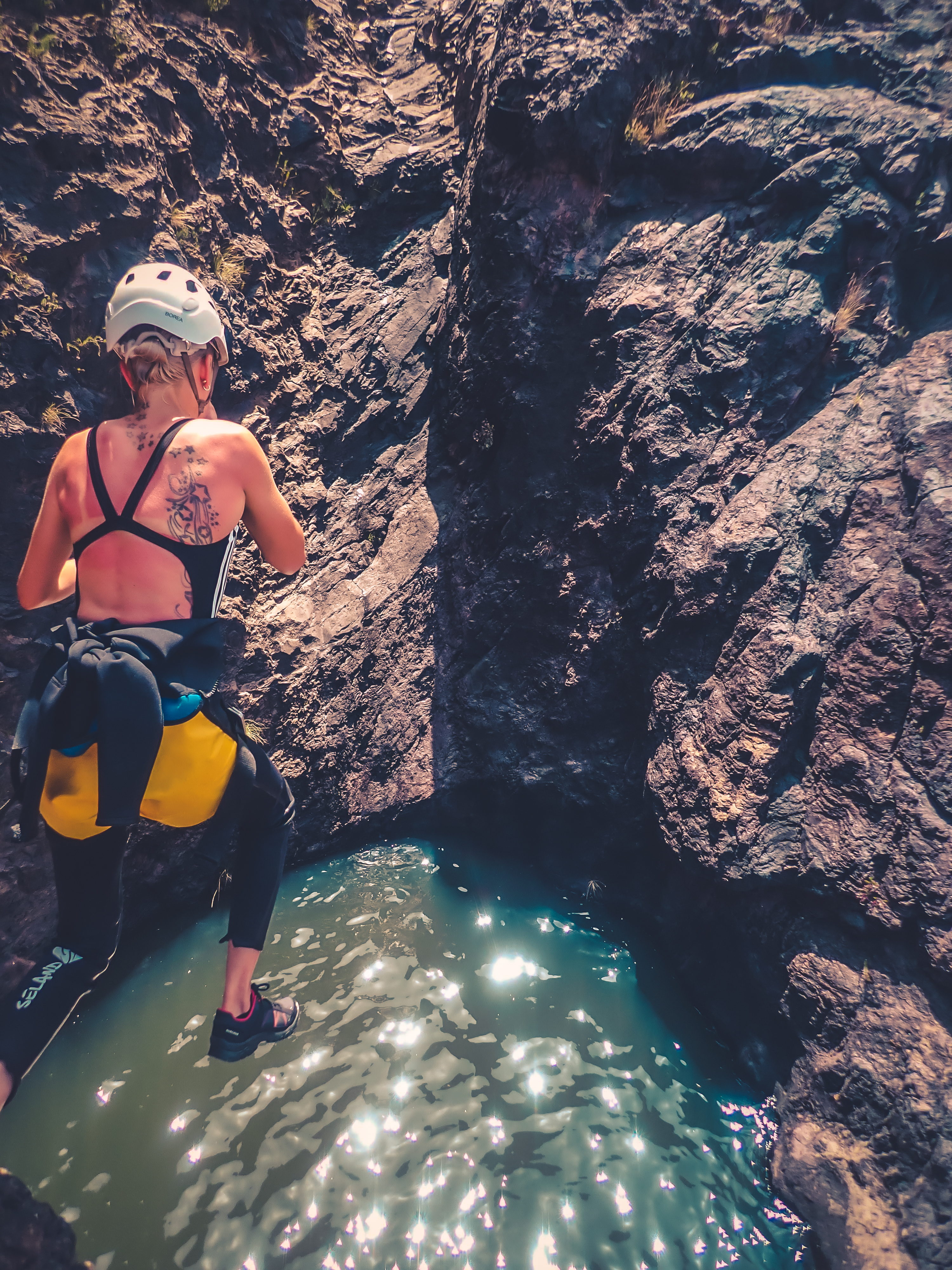 Cliff Jumping Canyoning in The Rainbow Rocks Ravine - Los Azulejos - Photo 31