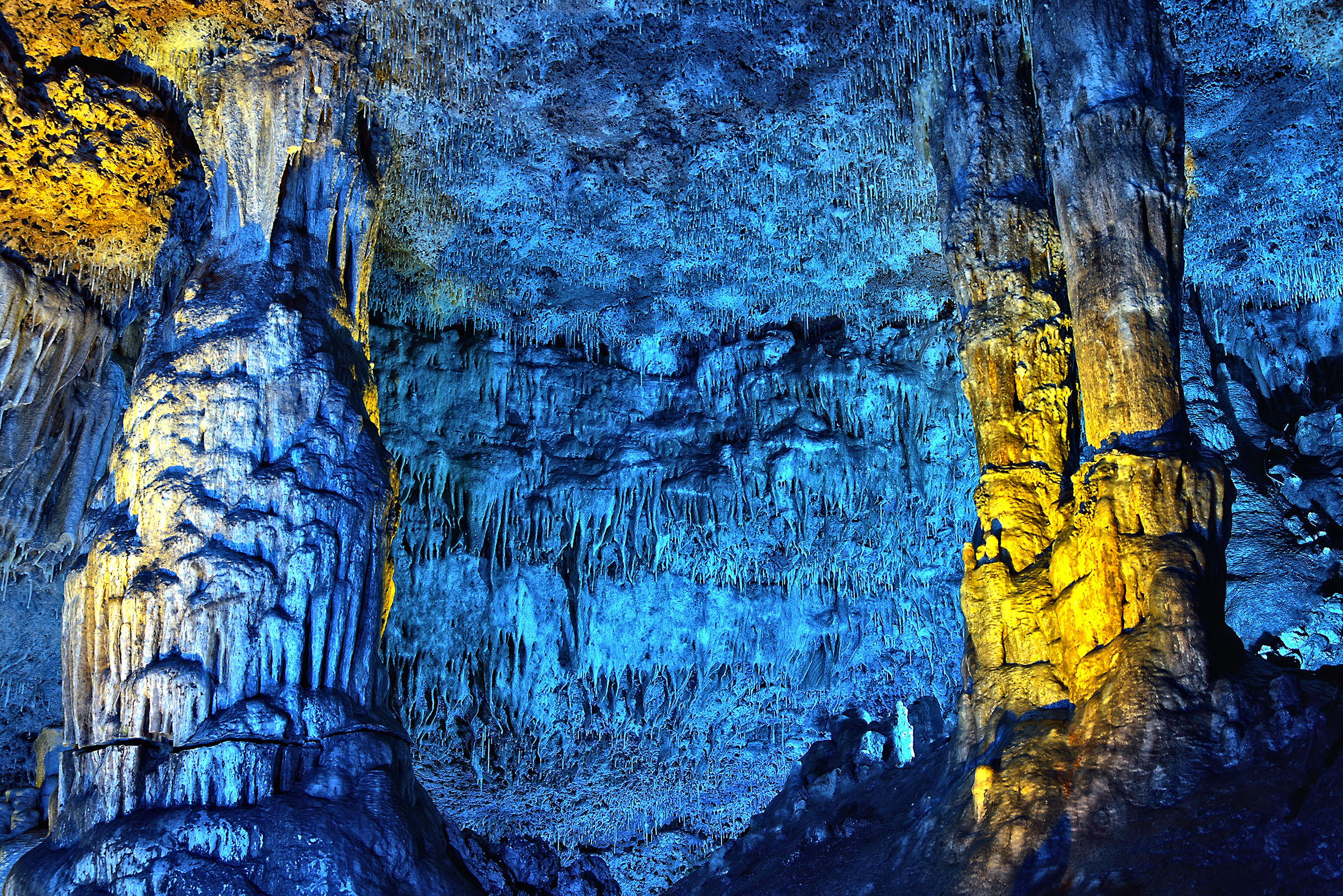 Cuevas dels Hams and Blue Cave