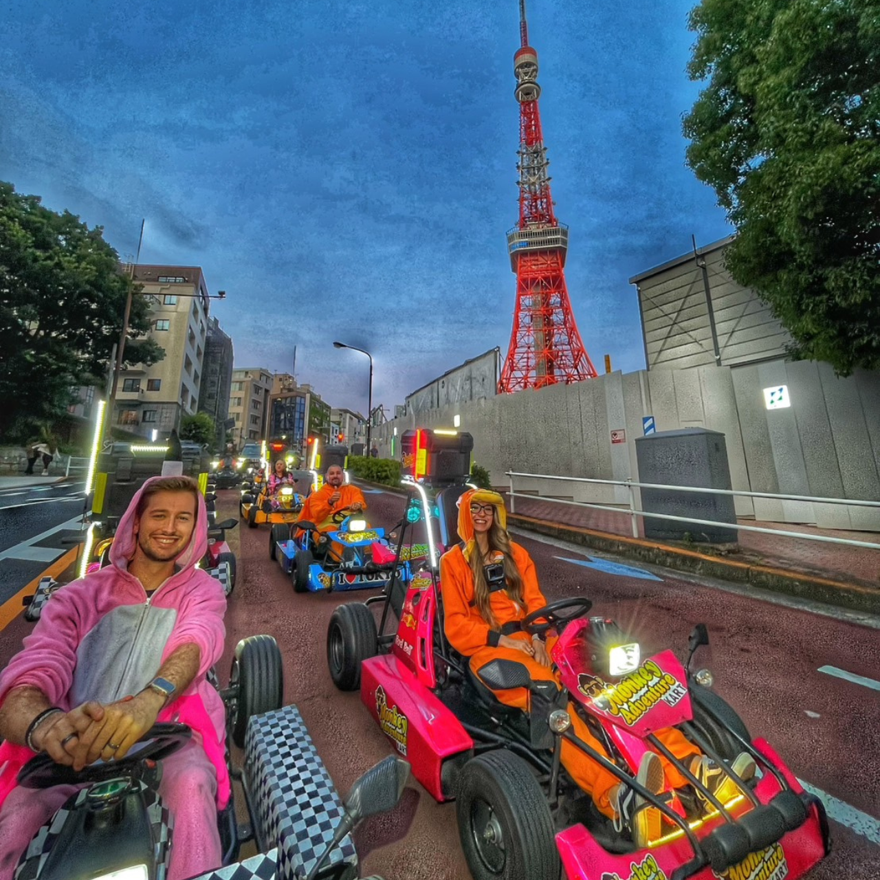 105 dakika Tokyo Go-Kart: Shibuya Geçidi ve Tokyo Kulesi*IDP ZORUNLU*