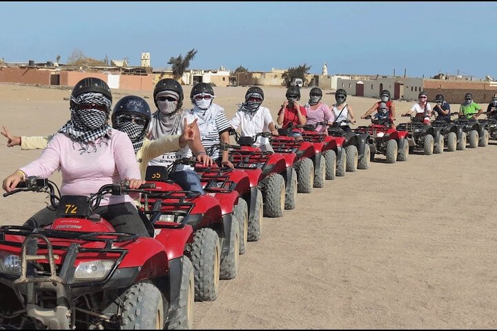 Hurghada Desert Safari Adventure: Quad Bike, Jeep, Camel Ride, Bedouin Village & BBQ Dinner — photo 5