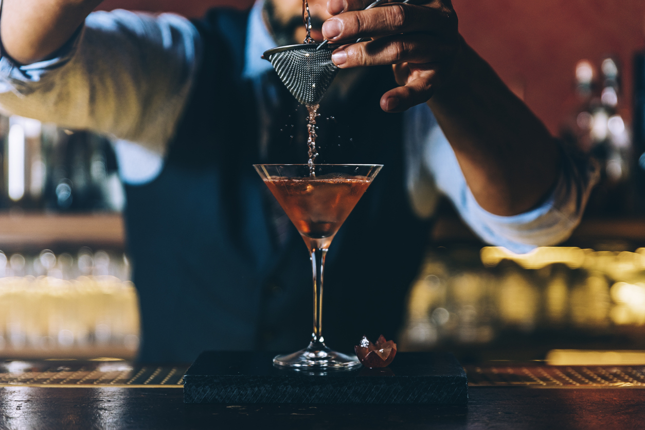 Cocktail al atardecer