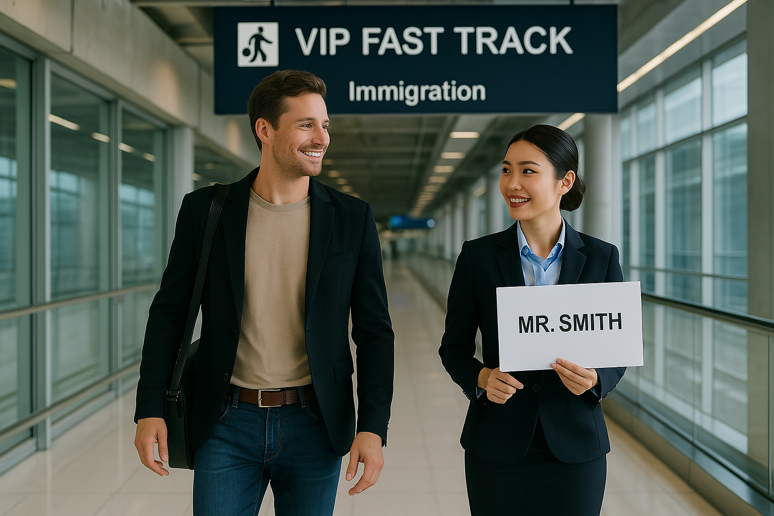 Servicio de inmigración guiada de vía rápida del aeropuerto Don Mueang (DMK)