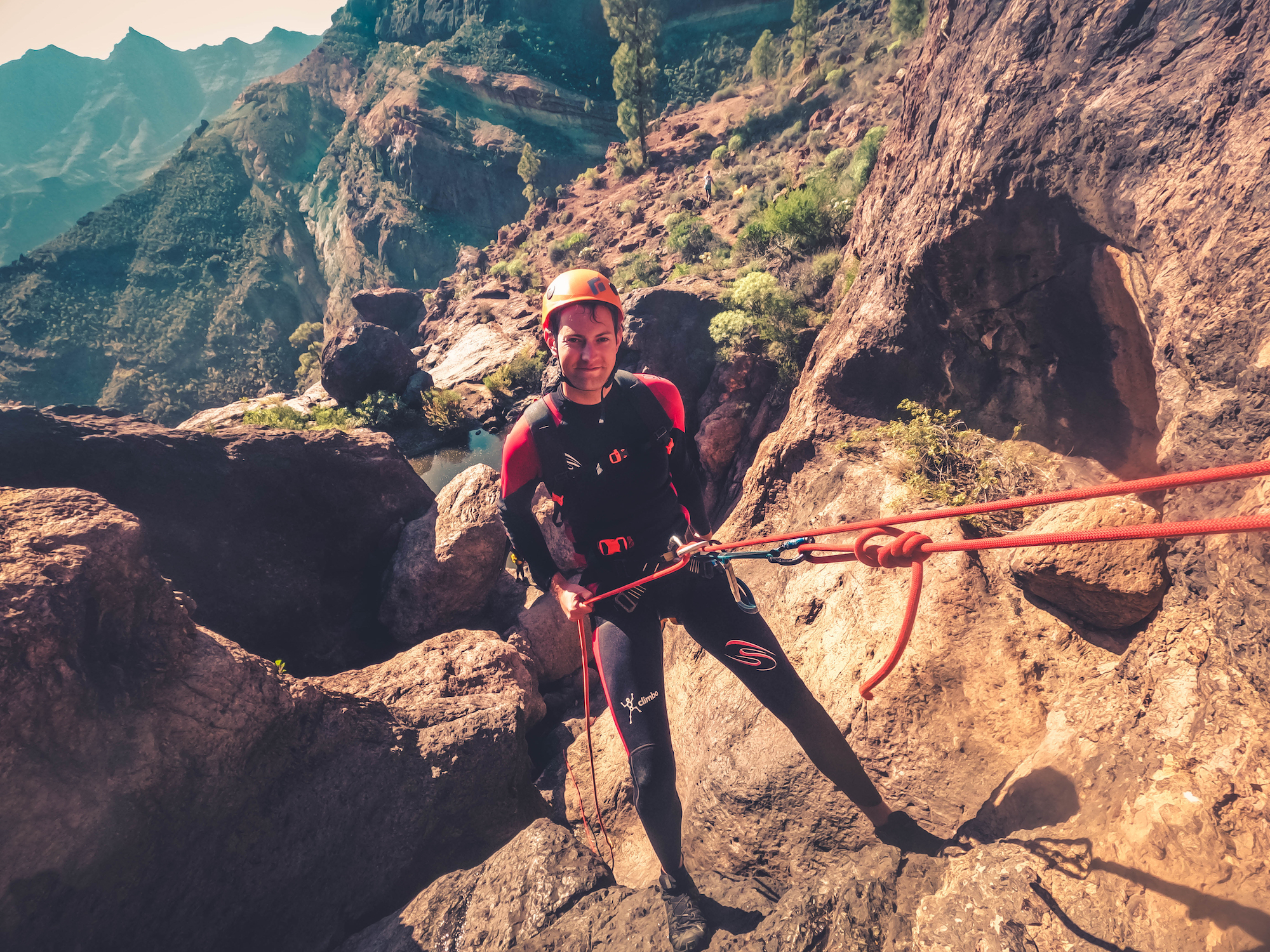 Cliff Jumping Canyoning in The Rainbow Rocks Ravine - Los Azulejos - Photo 33