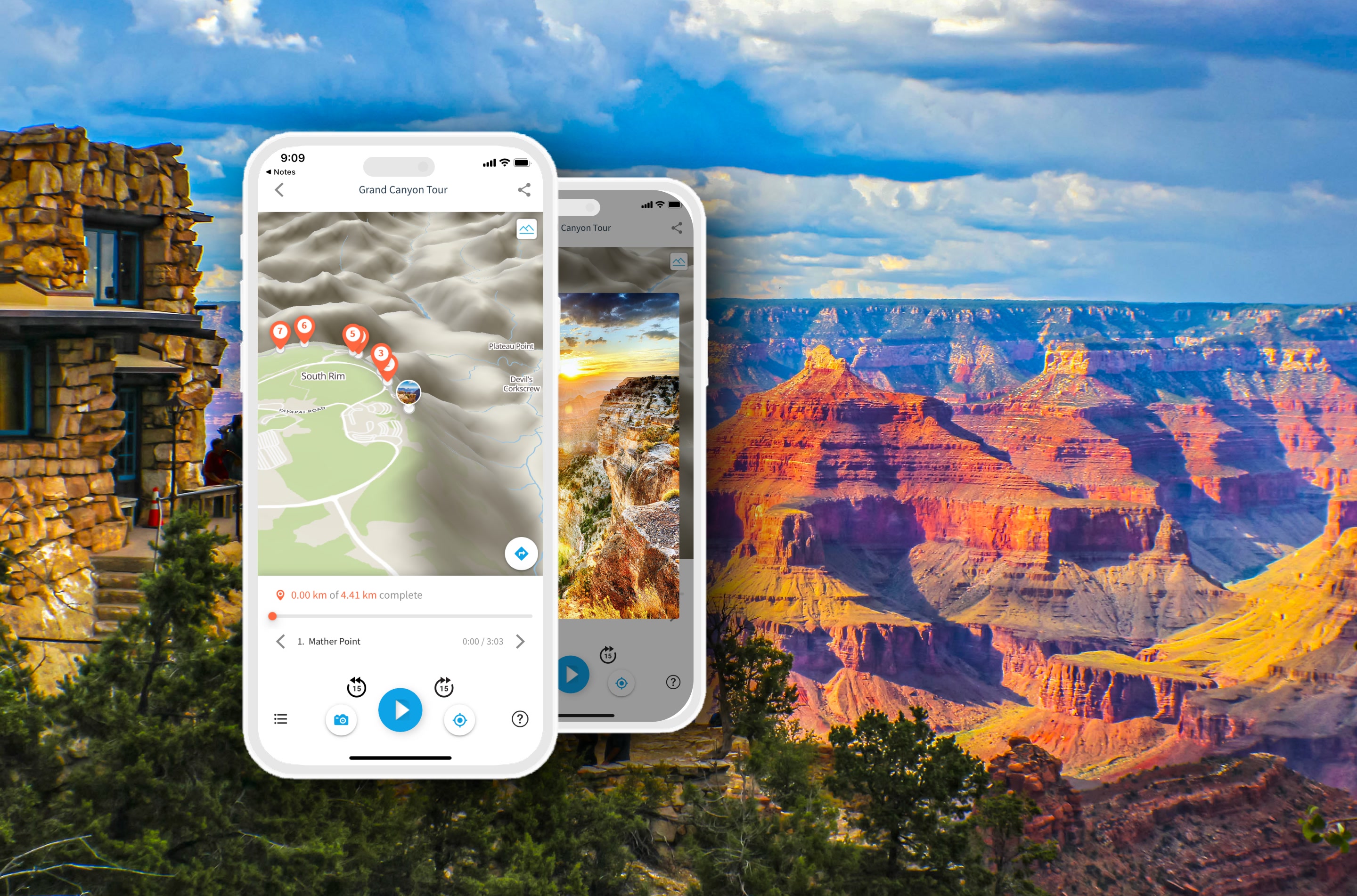 Grand Canyon Tour with audio guide