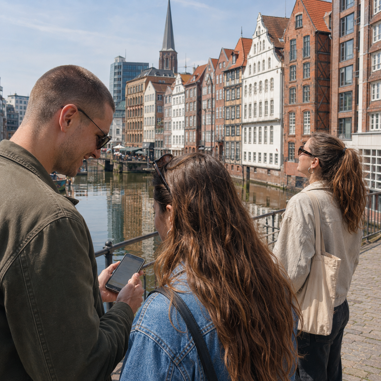 Self-Guided Secrets of Hamburg Exploration Game