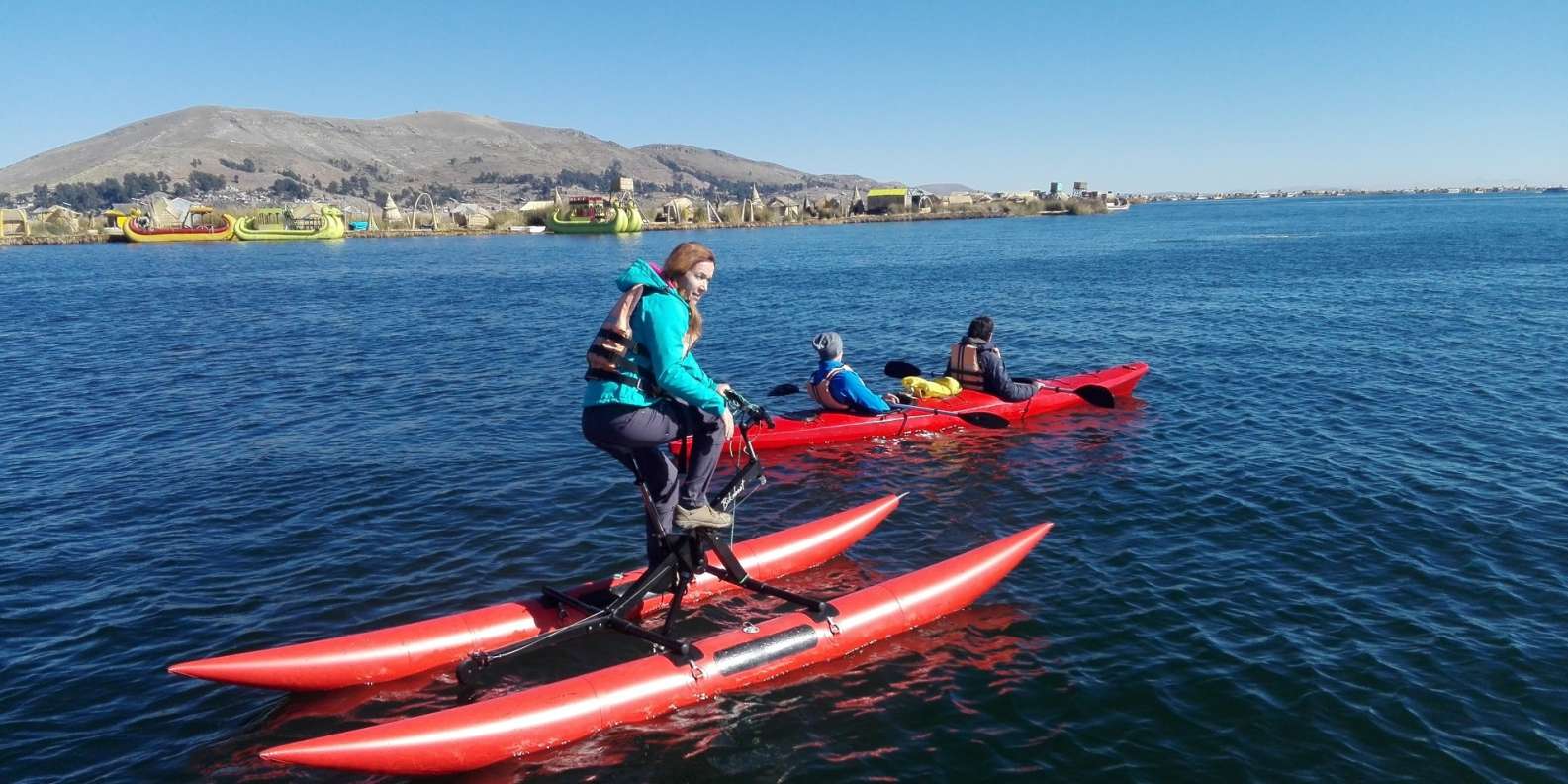 Pun-03 : Aquabiking on Titicaca lake - A Unique Ride