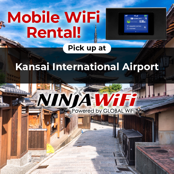 20% OFF+Insurance: Japan Mobile WiFi - Kansai Airport (Kyoto + Osaka) Pickup – Image 1 | WeShare