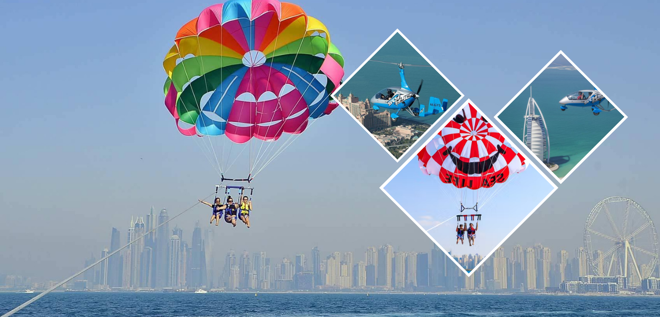 Dubai Premium Rush: girocóptero de Dubái y paravelismo en Dubái