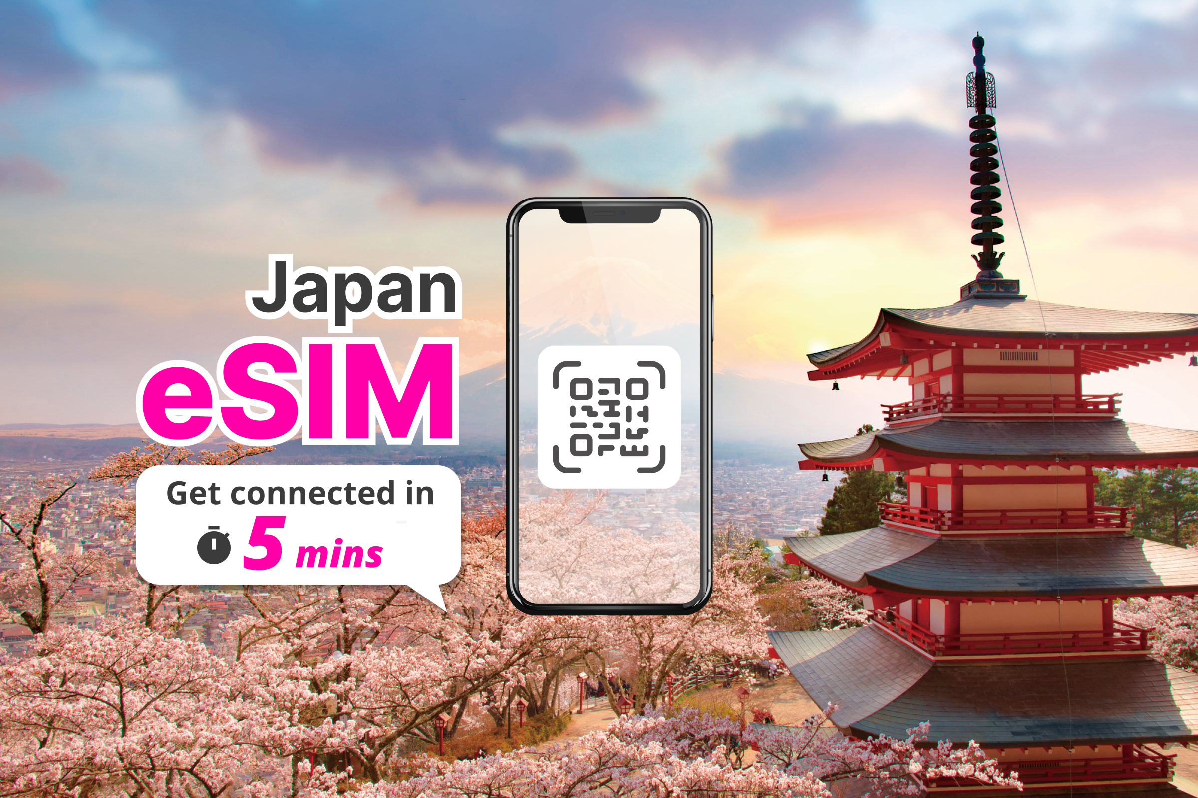 Japan Local eSIM – 5G Unlimited Data for Seamless Connectivity