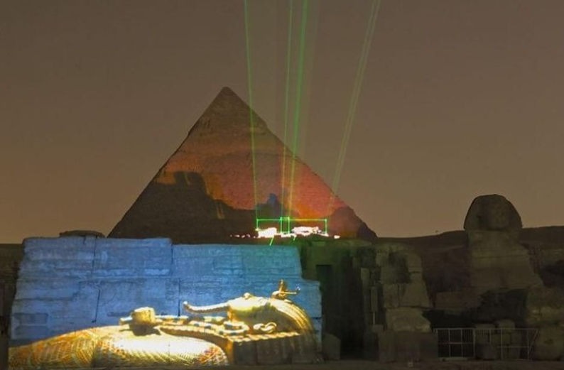 Giza Pyramids Sound & Light Show Ticket with Tranfers