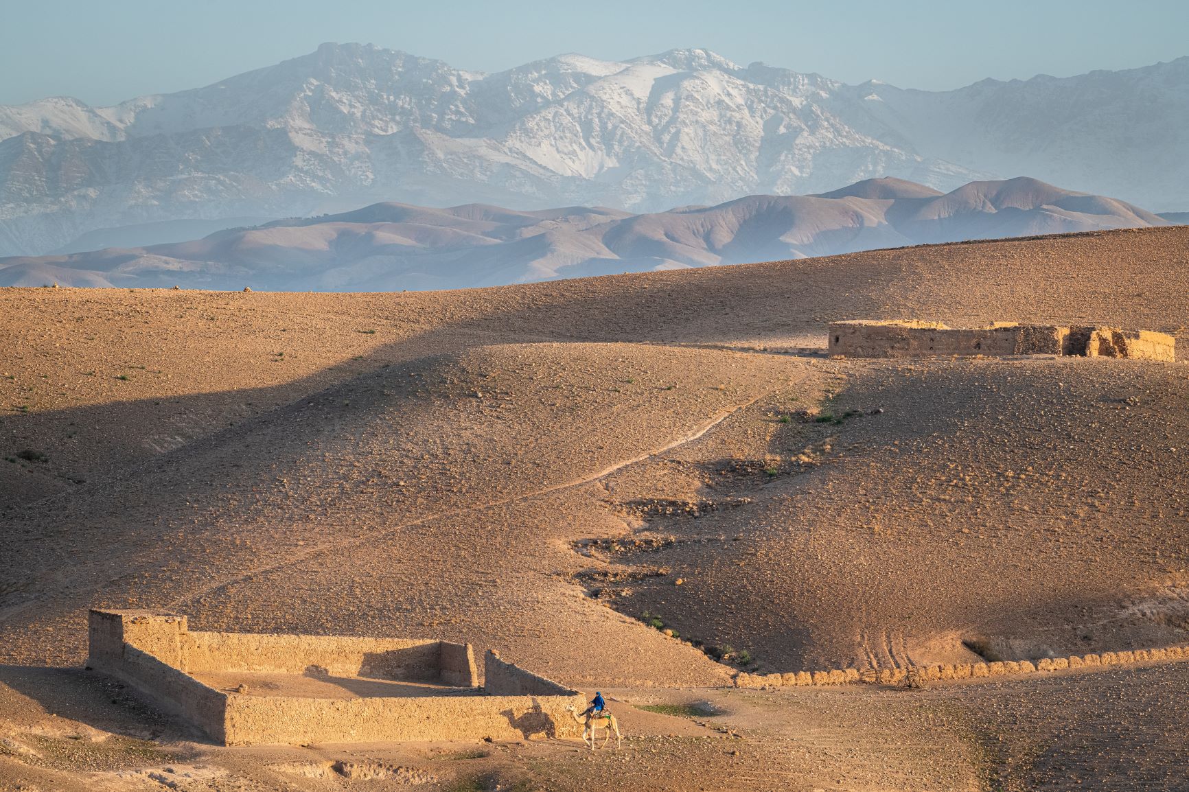 Excursión en camello en Agafay con almuerzo en la tienda