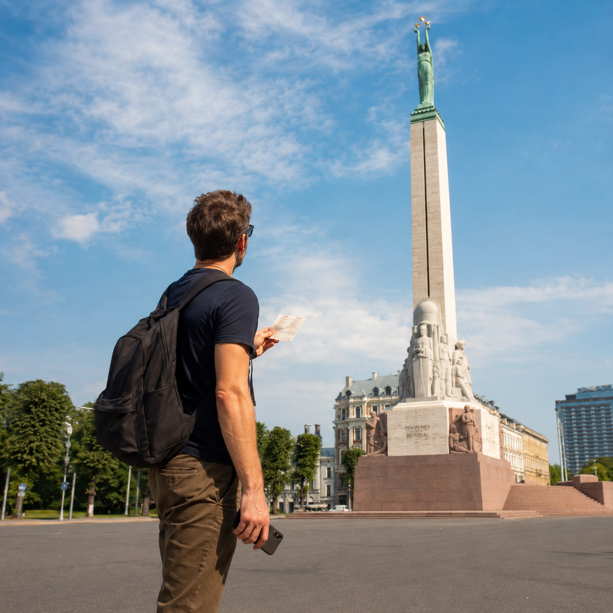 Self-Guided Secrets of Riga Exploration Game