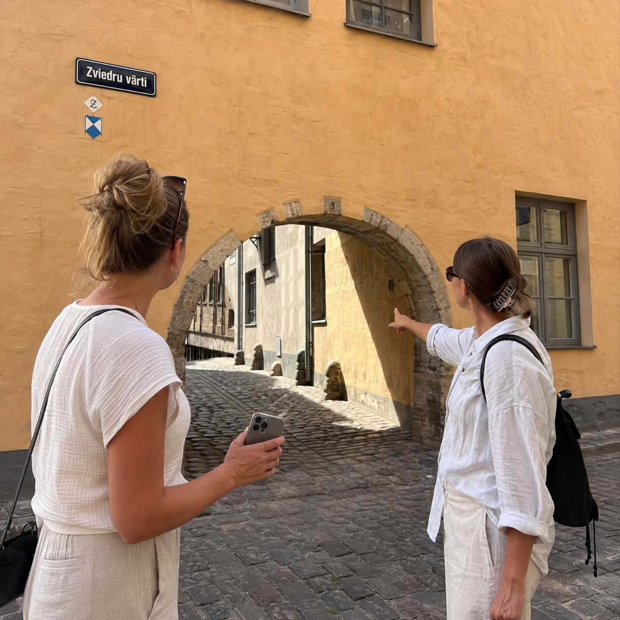 Self-Guided Secrets of Riga Exploration Game