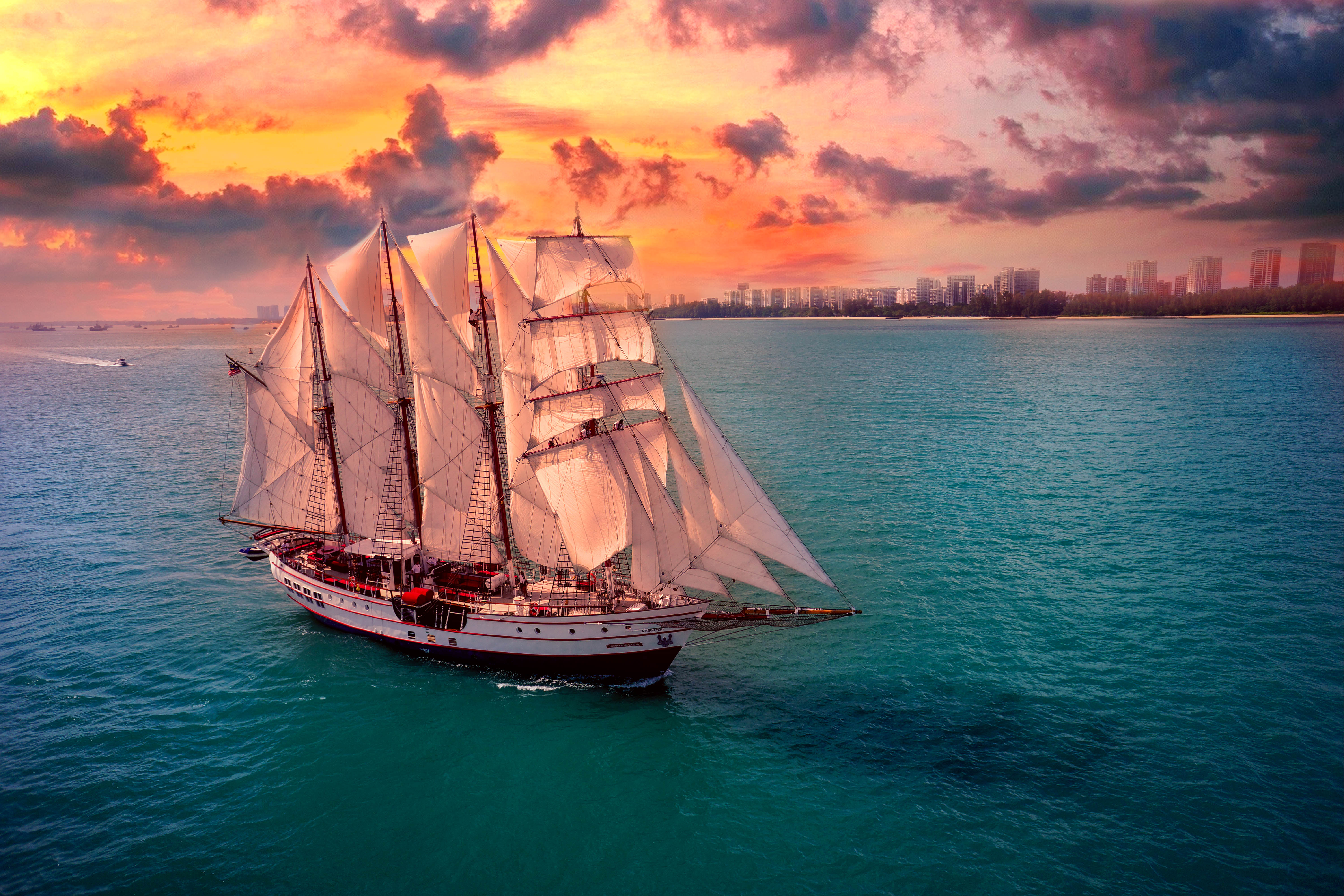 Royal Albatross: Večeře na lodi - plavba při západu slunce s večeří o 4 chodech