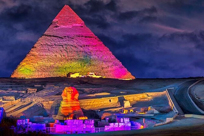 Cairo : Giza Pyramids Sound & Light Show with private transfer 