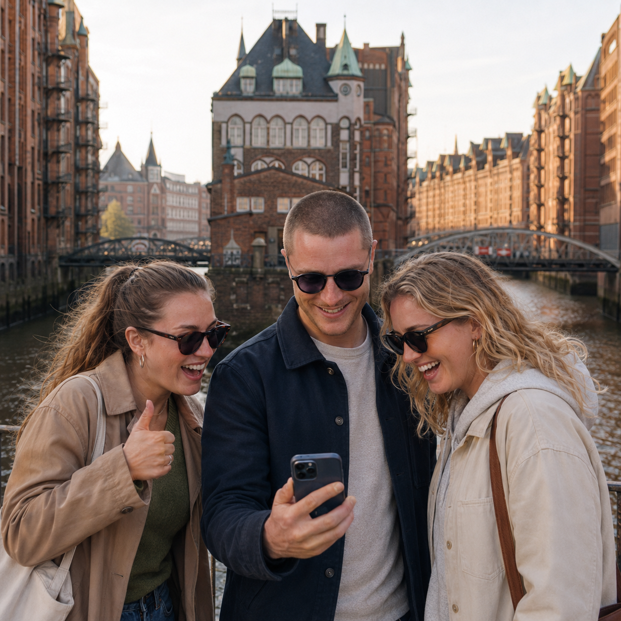 Self-Guided Secrets of Hamburg Exploration Game