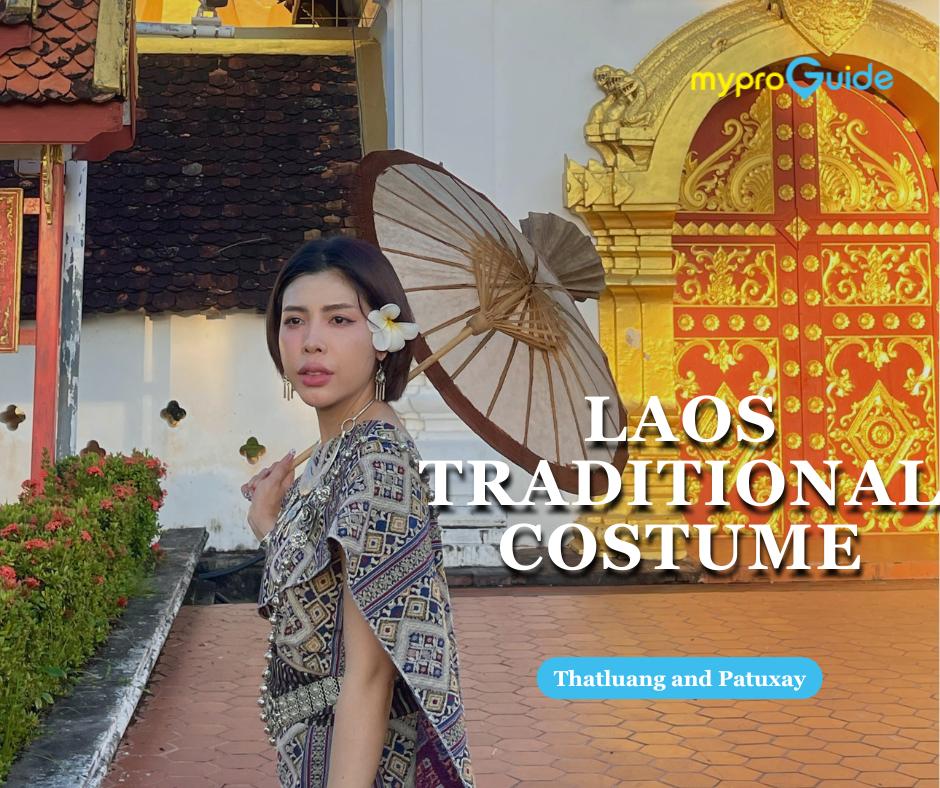 Traje tradicional de Laos