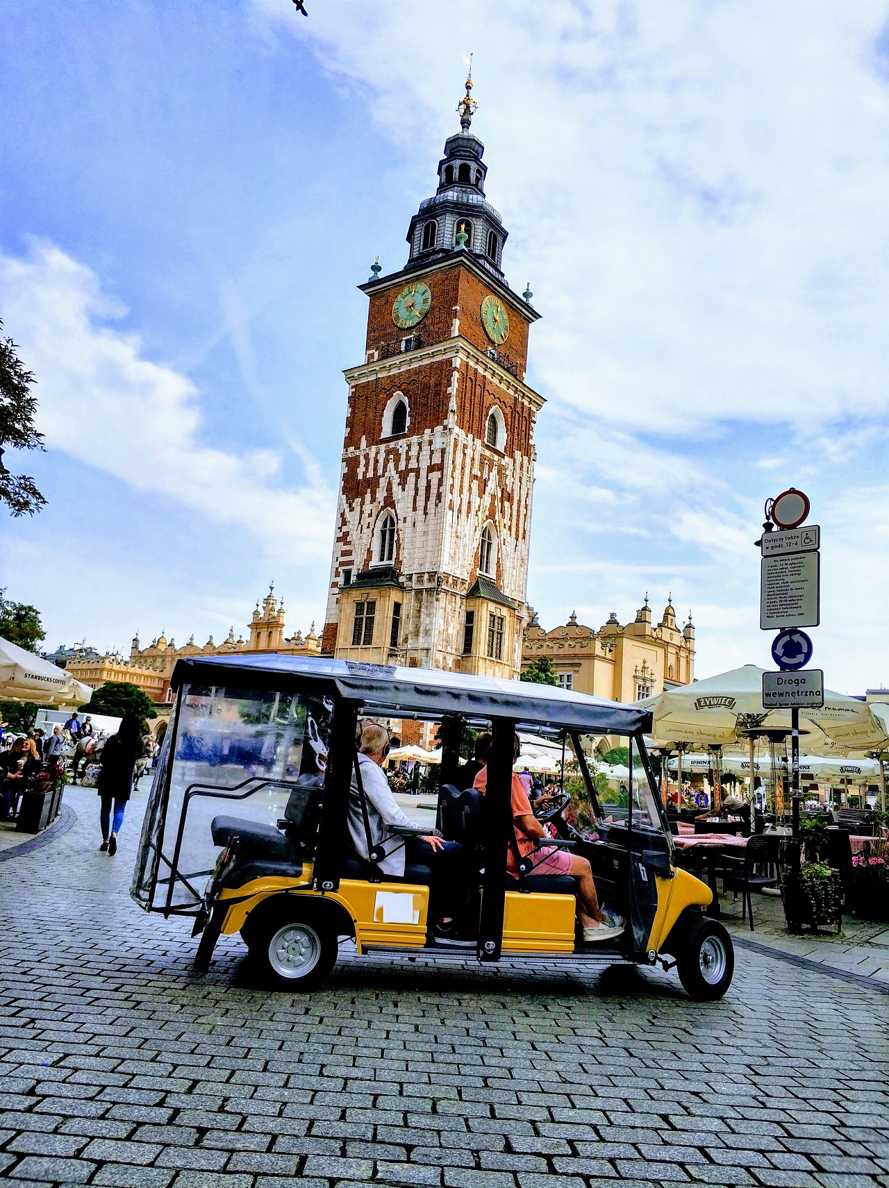 Krakow: Old Town and Jewish Quarter by Golf Cart + Schindlers Factory Museum Guided Tour