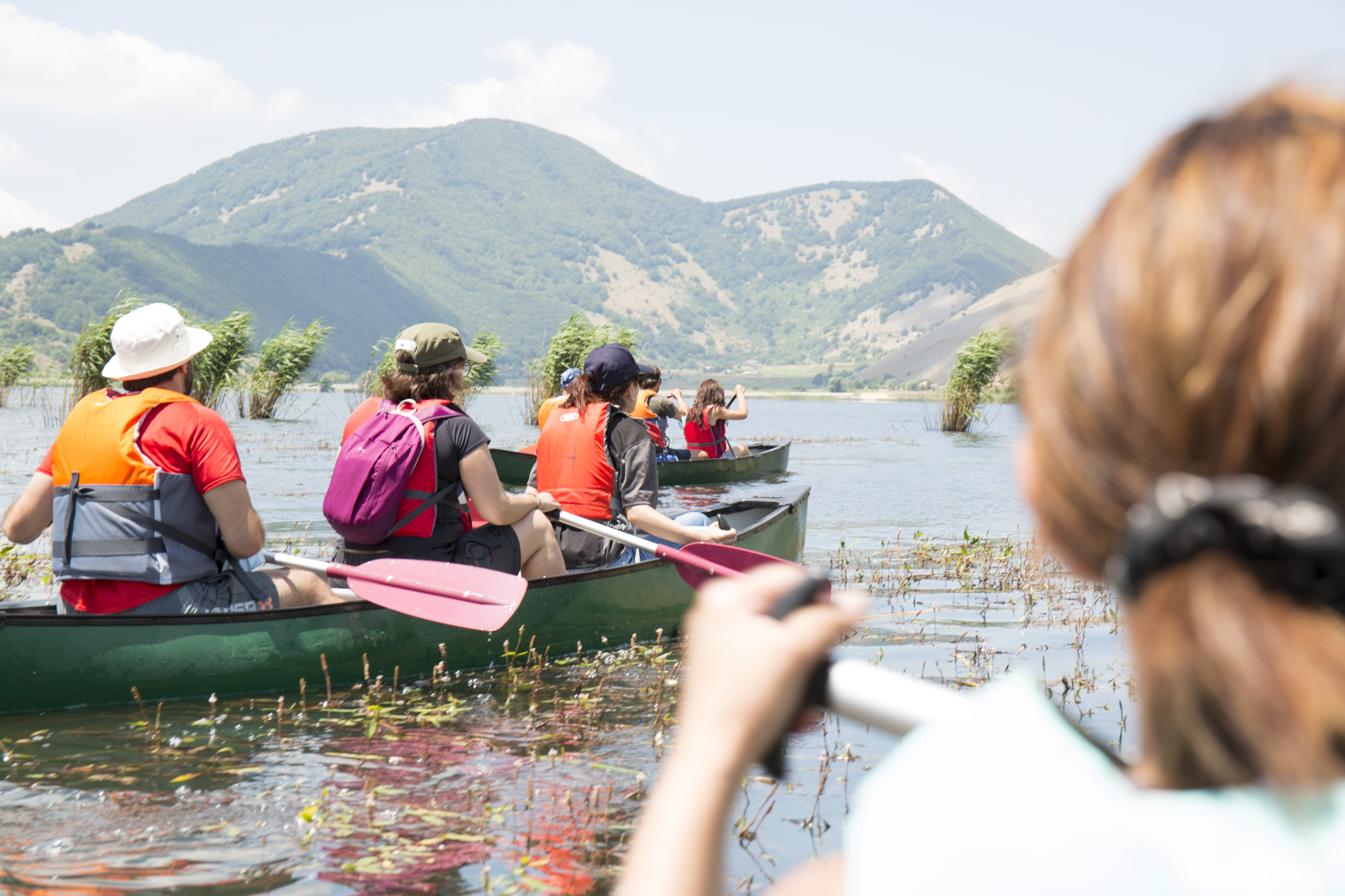 Caserta: canoeing excursion on Lake Matese
