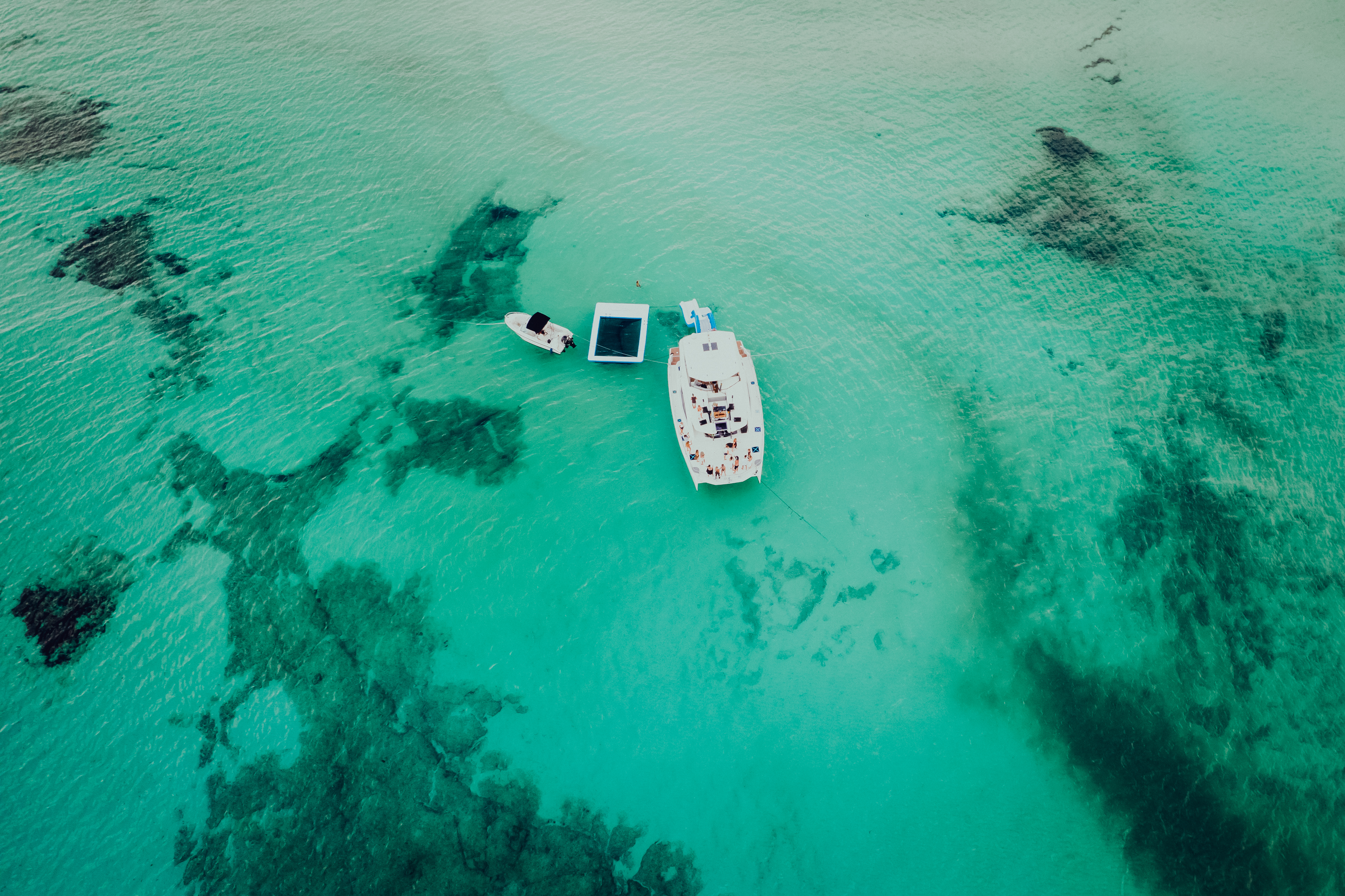 Hepsi Dahil Cancún: 5 saat Kıyı ve Pizza 51' Leopard PowerCat ile