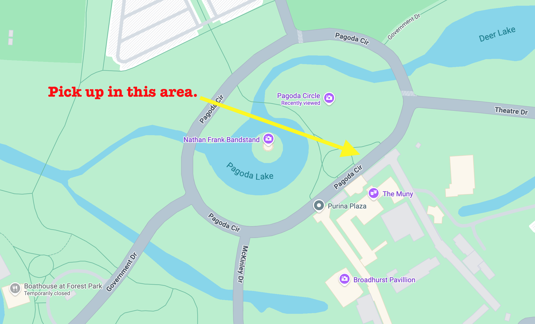 Forest Park picnic food spread from TourCWE