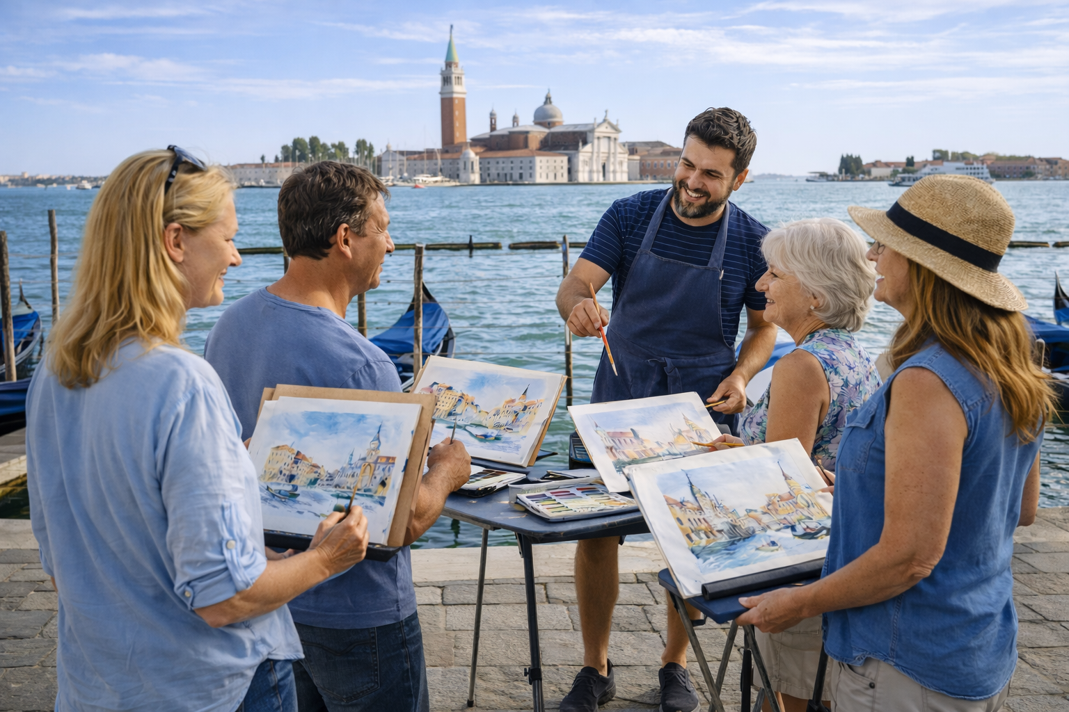 Watercolor Painting Class at the Prisons Palace - Photo 4
