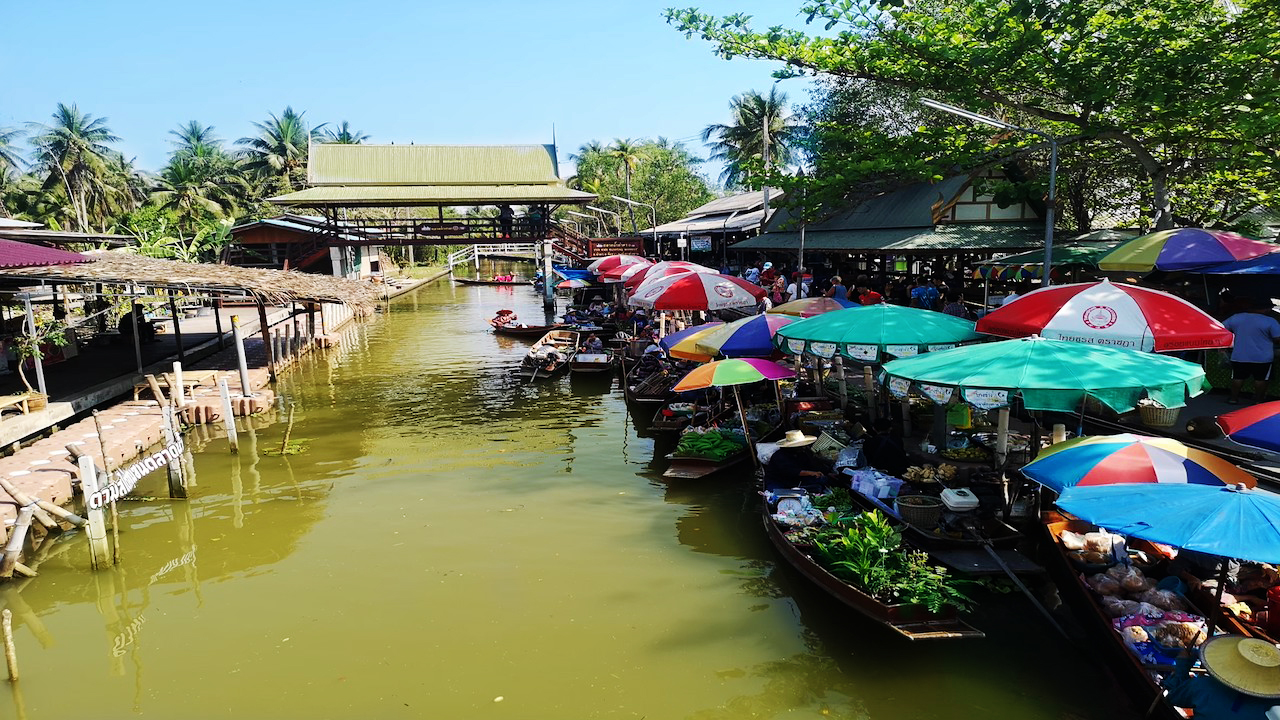 Lugares de interés en las provincias de Samut Songkhram y Kanchanaburi