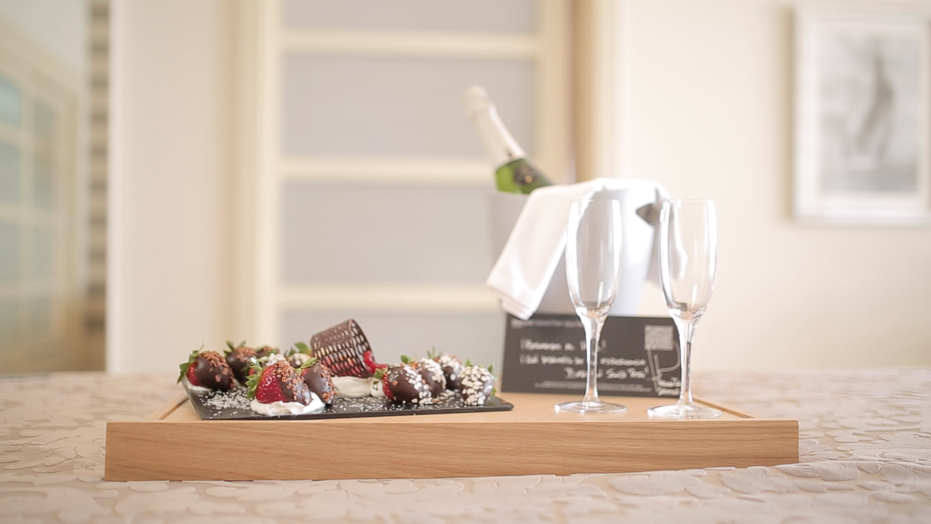 Möet & Chandon y chocolates en Barceló Murcia 7 Coronas