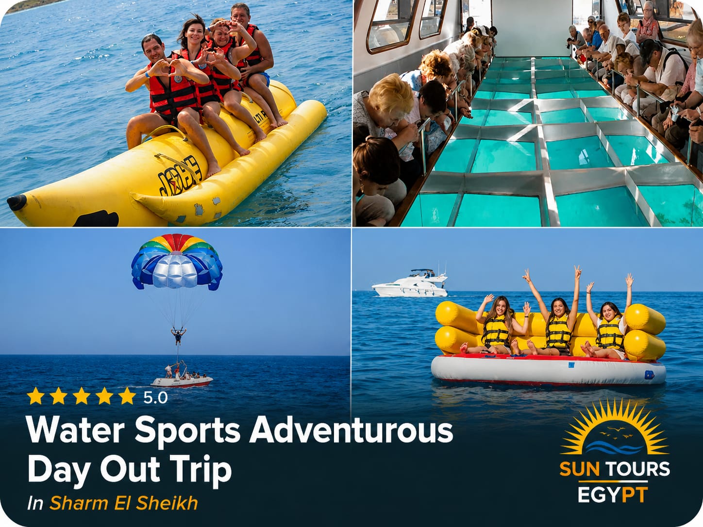 Water Sports Adventurous Day Out Trip in Sharm El Sheikh
