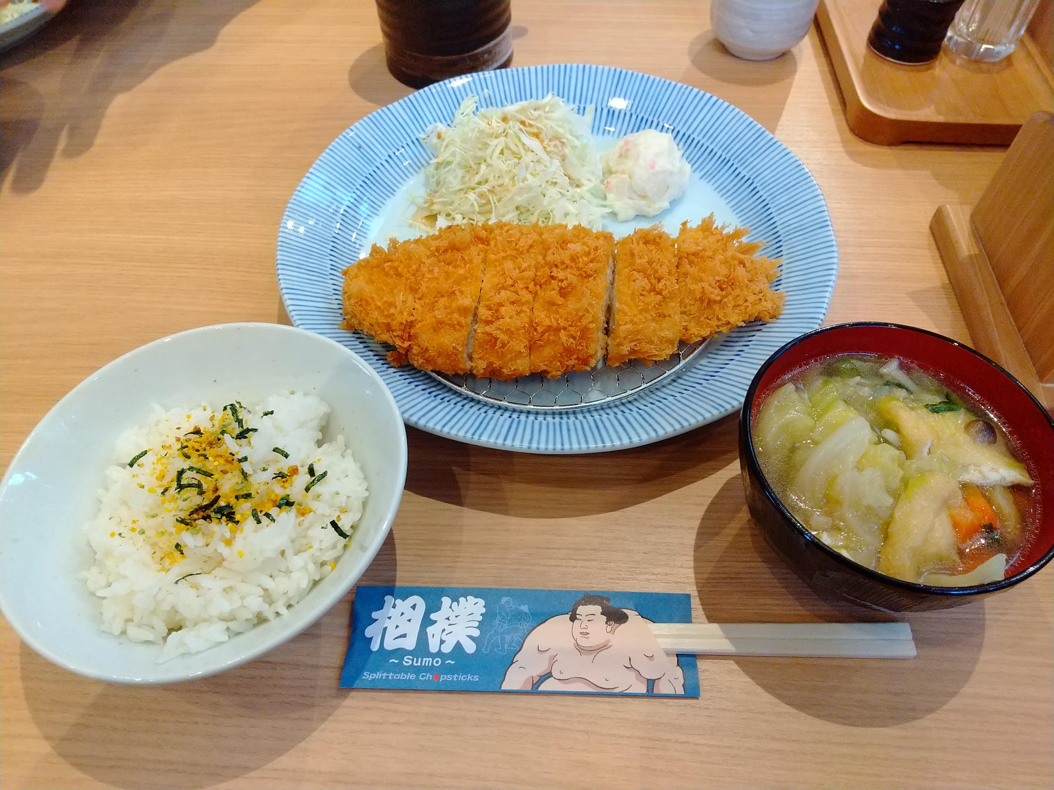 the SUMO show with Lunch in Tokyo