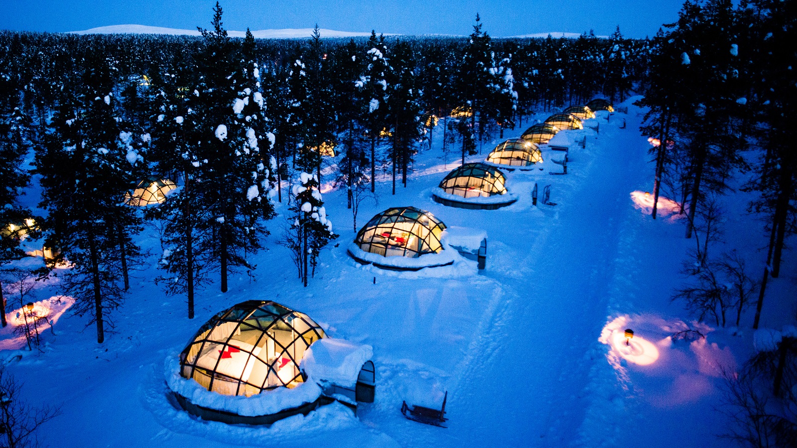 One night in igloo (Levi) rus