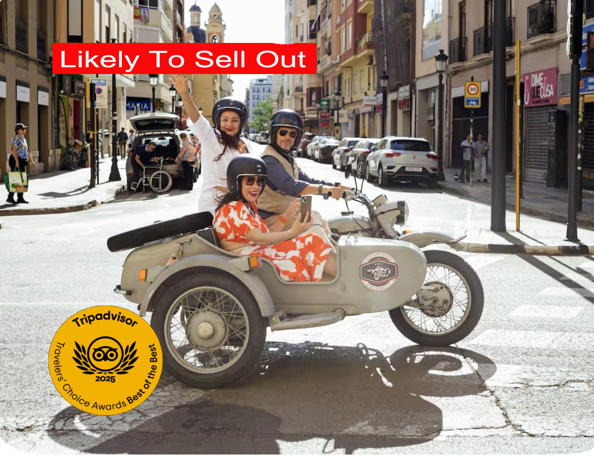Private Vintage Sidecar Experience in Valencia with a Local Guide
