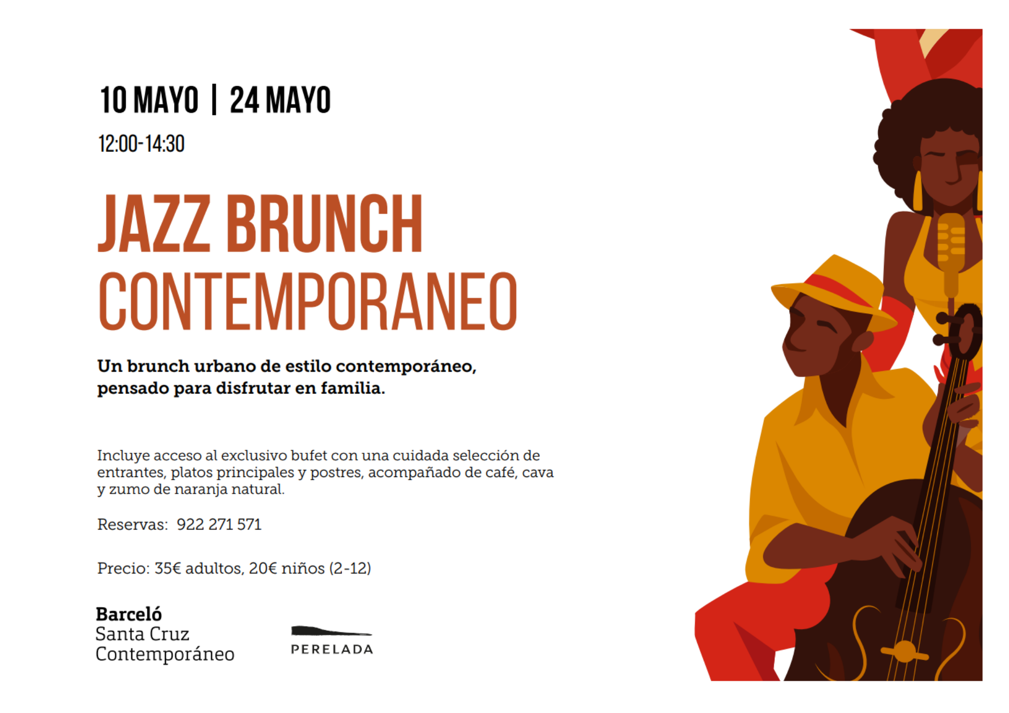 Domingos de Jazz Brunch en Barceló Santa Cruz Contemporáneo