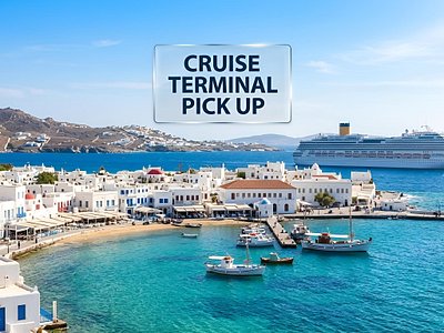 Paseo por Mykonos para grupos pequeños con recogida en la terminal de cruceros