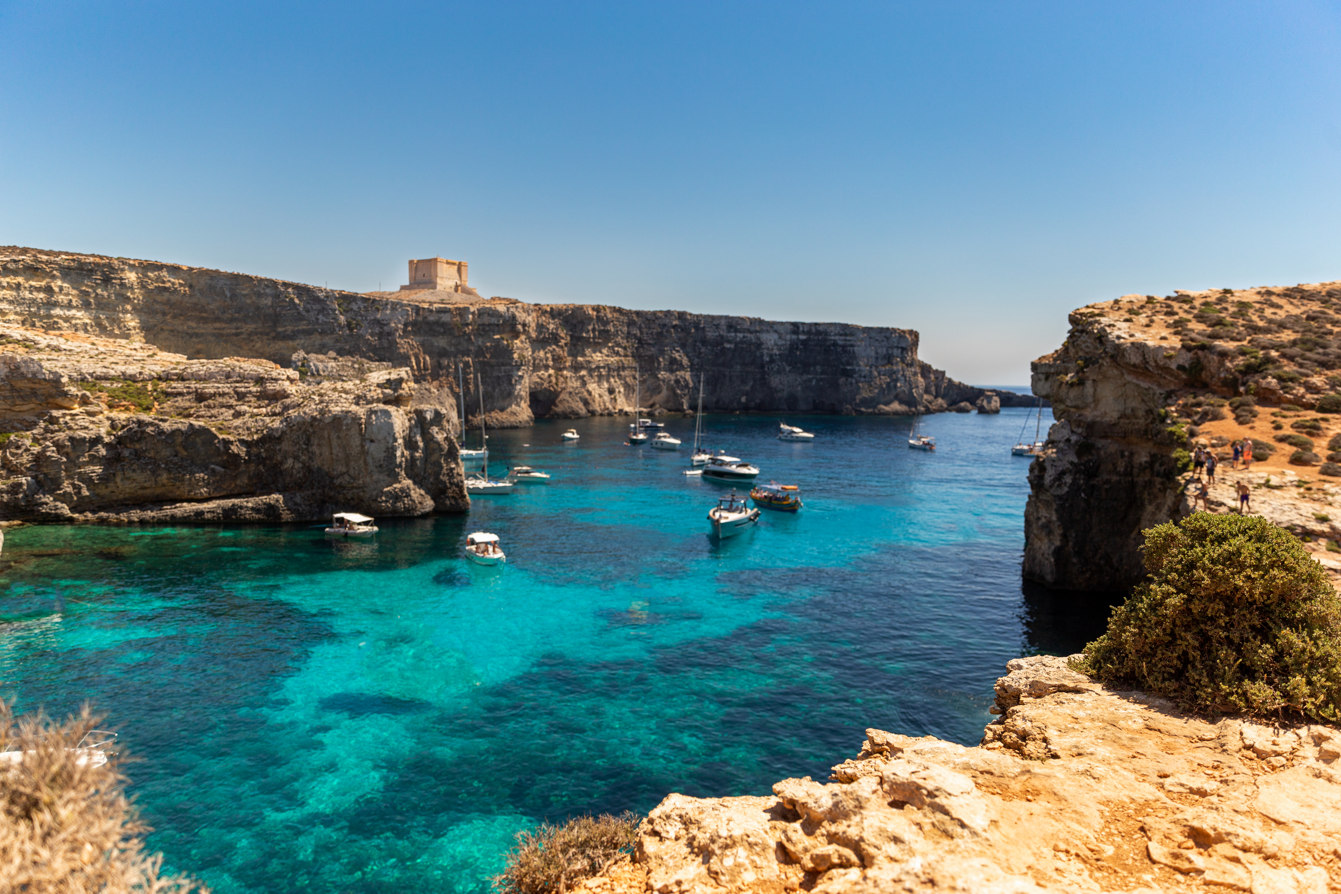 Traditional Boat Tour - Bugibba: Blue Lagoon, Comino and Gozo 